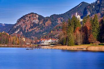 Late autumn at the Alpsee in Hohenschwangau