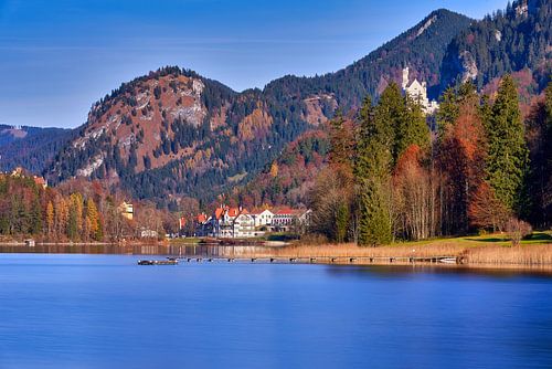 Laat in de herfst aan de Alpsee in Hohenschwangau
