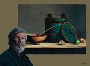 Portret van Helmantel en Stilleven Schilderij van Paul Meijering thumbnail