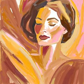 Acrylic lady by FoXo Art