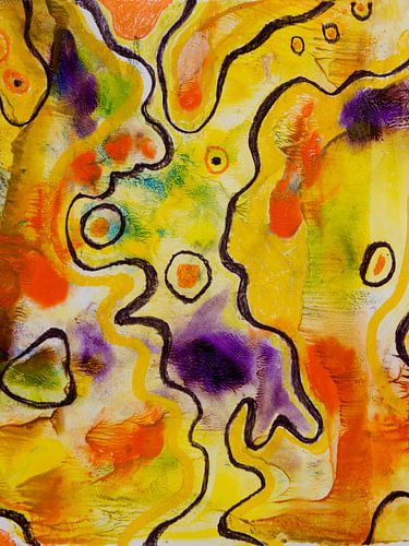 ‘Intensity in warm yellow’ by Annemarie Gorter