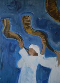 Blue sjofarblowers by Liliane Dumont