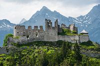 Ruïne van kasteel Ehrenberg bij Reutte, Oostenrijk