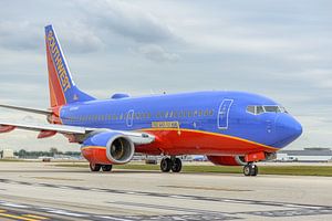 Taxiënde Southwest Airlines Boeing 737-700. van Jaap van den Berg