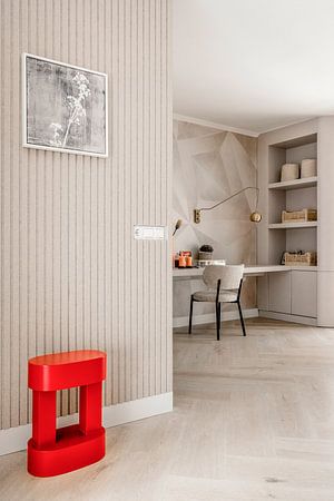 Botanical illustration in retro style in white on grey