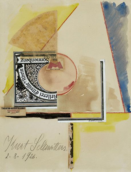 Kurt Schwitters - Ohne titel (Sonnenberg) (1926) von Peter Balan