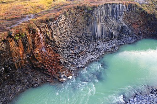 Canyon de Stuðlagil à l'est de l'Islande