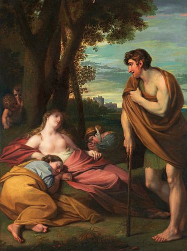 Benjamin West,Cymoon en Iphigenie