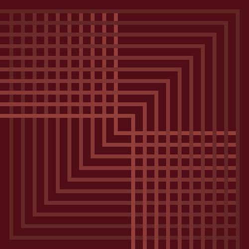 Maroon Geometric Pattern