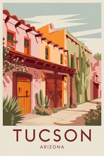 Tucson, Arizona Vintage Reisposter