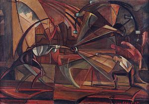 Leinwandwettbewerb - Leon Chwistek, 1919 von Atelier Liesjes