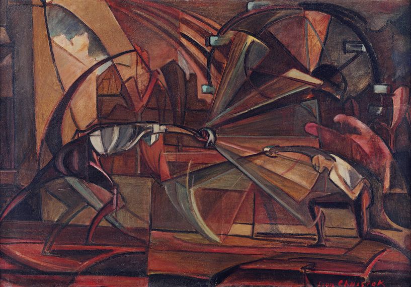 Leinwandwettbewerb - Leon Chwistek, 1919 von Atelier Liesjes