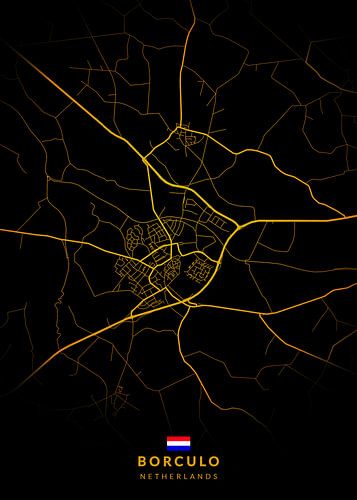 Borculo, Niederlande Stadtplan