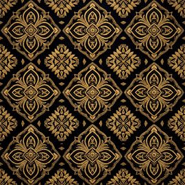 Minangkabau-Songket mit Goldmuster – Luxuriöses traditionelles Textil aus West-Sumatra von Vínculae