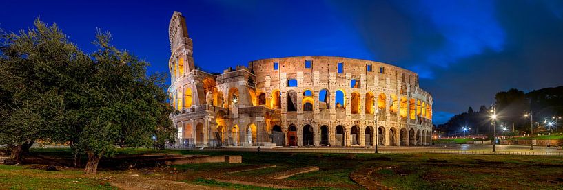 Panorama Colosseum te Rome ( l ) van Anton de Zeeuw