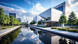 Architectuur met reflectie
