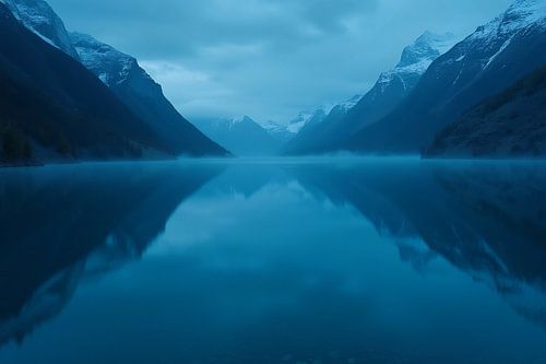 Stille wateren, diep blauw: een moment van bezinning