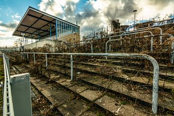 Het oude stadion in Chemnitz van Johnny Flash