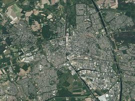 Luftaufnahme von Helmond von Maps Are Art