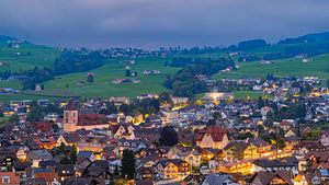 Une soirée en Appenzell, Suisse