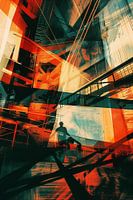 In a steel mill | Abstract industrial photography