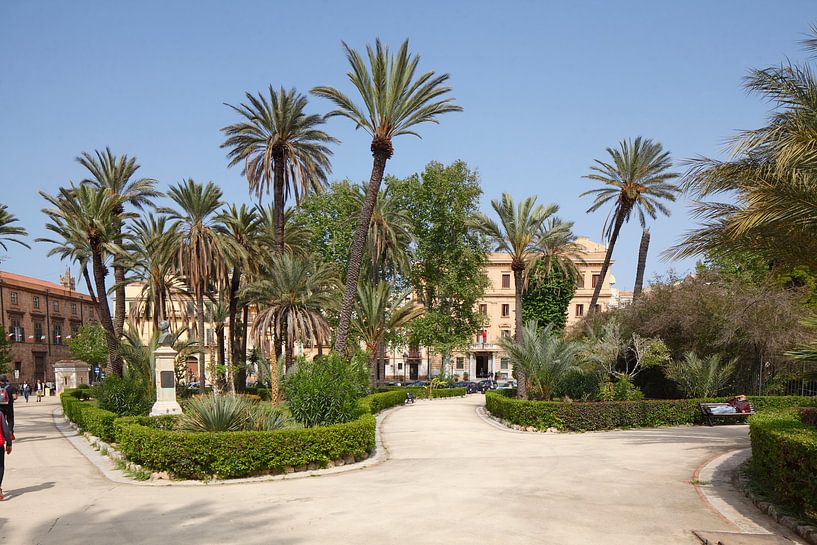 Villa Bonanno in the Piazza della Vittoria , Palermo, Sicily, Italy, Europe by Torsten Krüger