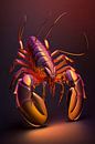 Lobster Luxe - Tough metallic lobster by Marianne Ottemann - OTTI thumbnail