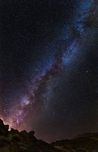 De melkweg in Tenerife