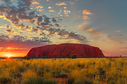 Sunrise at Uluru