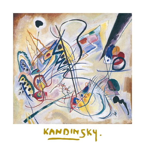 Violet Wedge by Wassily Kandinsky by Peter Balan