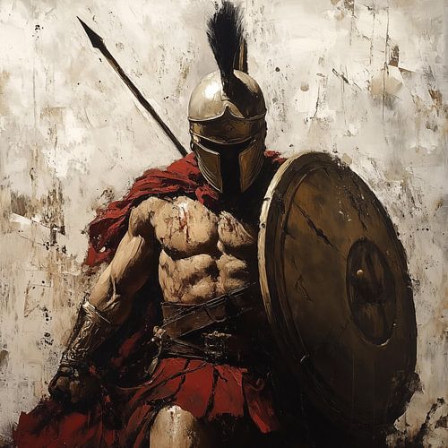 Spartan Roman soldier artistic