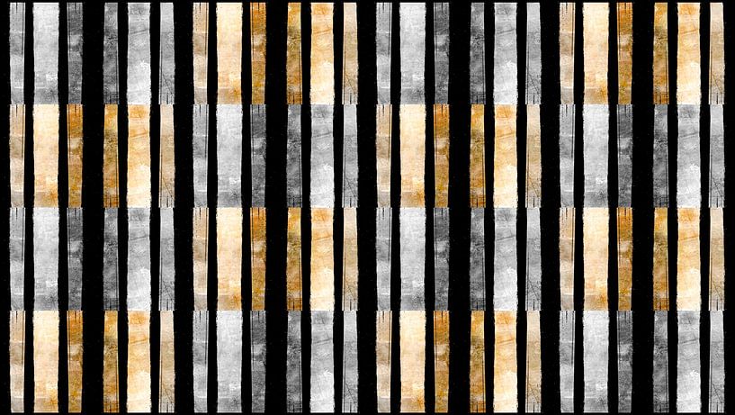 Wabi Sabi strip mosaic by Mad Dog Art