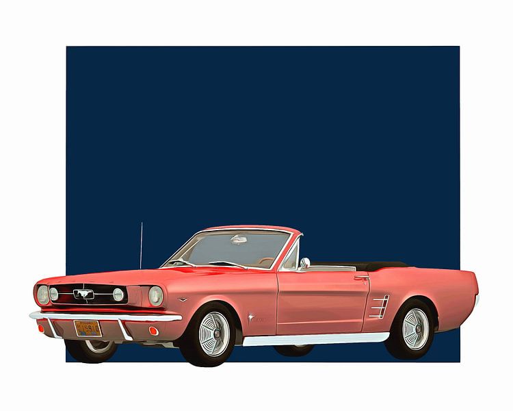 Oldtimer – Ford Mustang 1964 convertible von Jan Keteleer