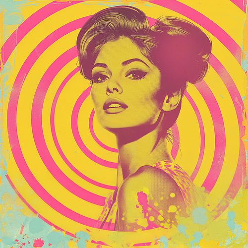 Une beauté vintage rayonnante