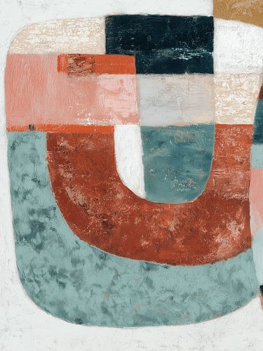 In elkaar grijpende vormen I