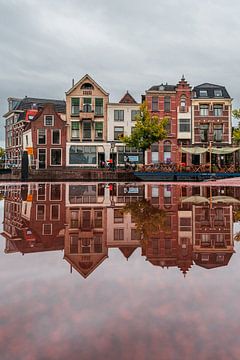 Leiden - Spiegeltje op de Turfmarkt - Staand (0064) van Reezyard