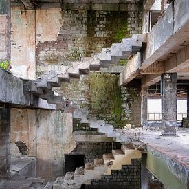 Abandoned Stairs of Escher. by Roman Robroek