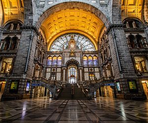 Centraal Station Antwerpen Belgie van Patrick Oosterman