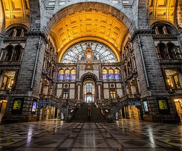 Antwerp Central Station Belgium by Patrick Oosterman