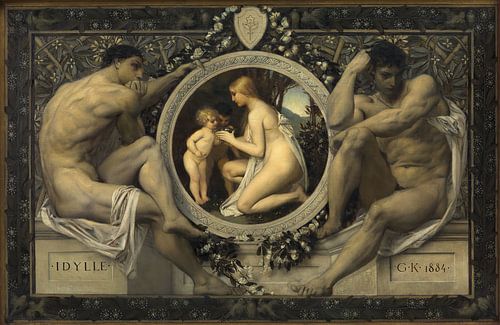 Gustav Klimt - Idyll (1884)
