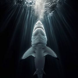 White Shark in trance by DNH Expressions
