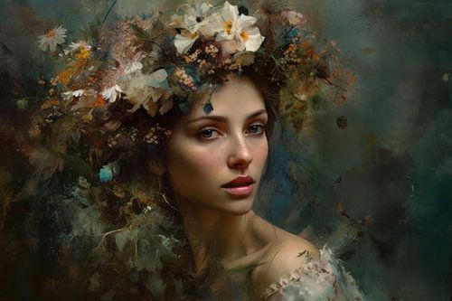 Portret in warme tinten