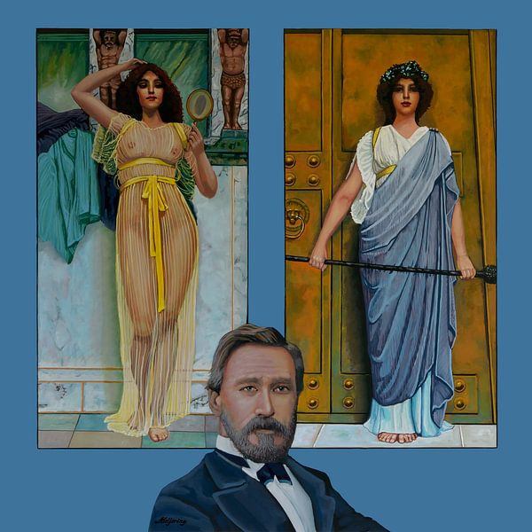John Godward Portrait Painting by Paul Meijering