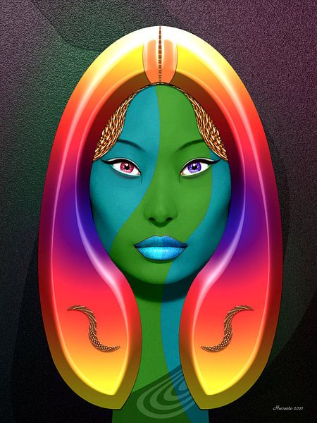 Disco Queen by Ton van Hummel (Alias HUVANTO)