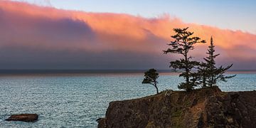 Zonsopkomst in Oregon van Henk Meijer Photography