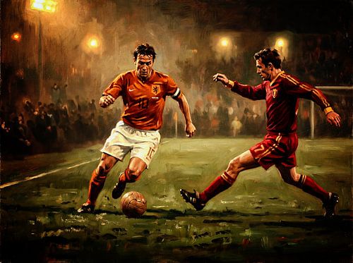 Nederland vs België Voetbalkunst