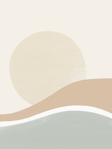 Sonnenuntergang | Salbei Grün