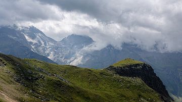 Uitzicht vanaf de Edelweißspitze van Aukje Ploeg