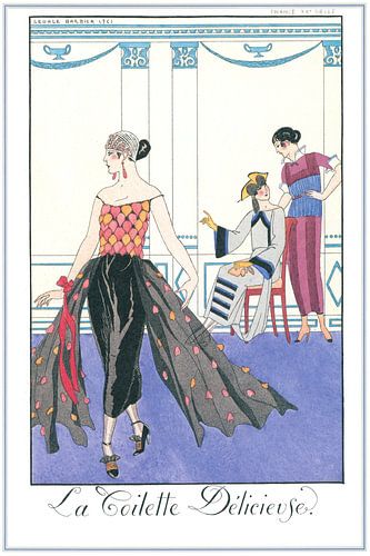 George Barbier - La Toilette Délicieuse