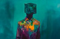 Colourful loneliness - Box head by Poster Art Shop thumbnail